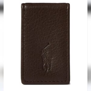 Polo by Ralph Lauren Ongoing Dark Brown Leather Key Holder